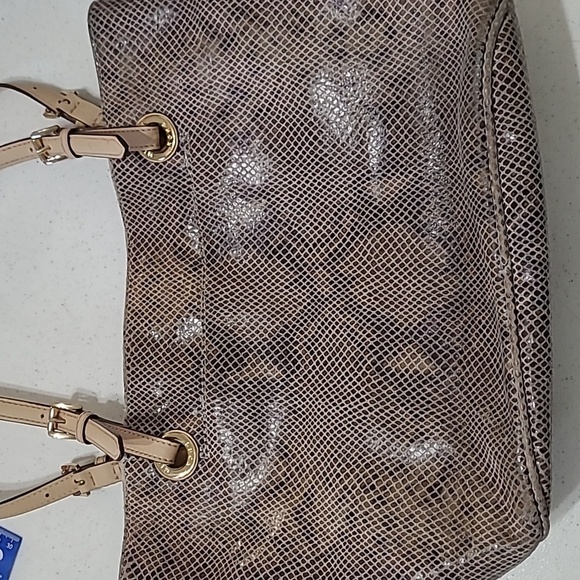 Michael Kors snakeskin, double strap, shoulder bag - Picture 8 of 16